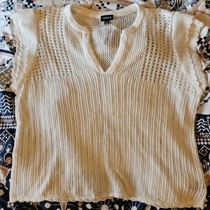 Torrid Cream Knit Top